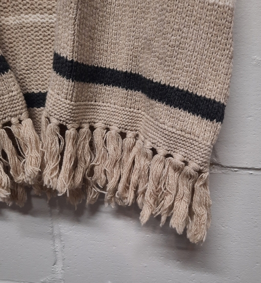 NWT Madewell (XS/S) Boho Open Front Cardigan Sweater with Fringe - Picture 4 of 9